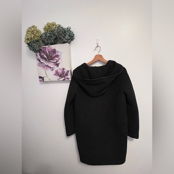 J- Crew Long Coat designed with Stadium cloth by Nello Gori - Size 4P - Picture 4 of 16